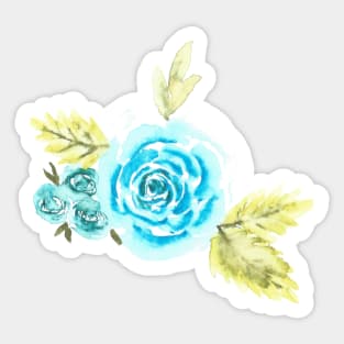 Blue Rose Sticker